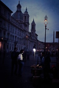 Chestnut vendor on the Piazza Navona